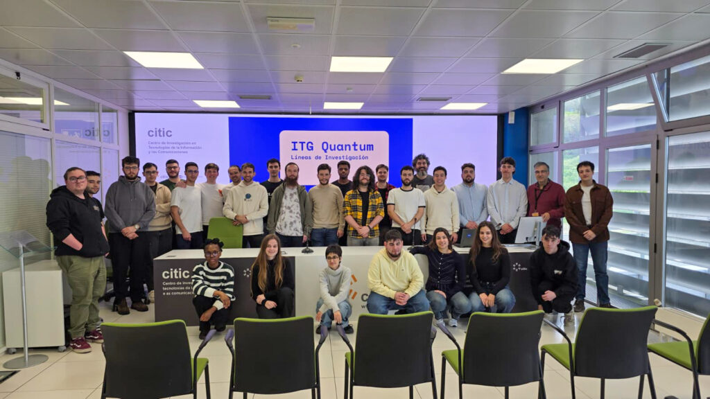 El máster MQIST visita los centros de investigación en Computación Cuántica de A Coruña